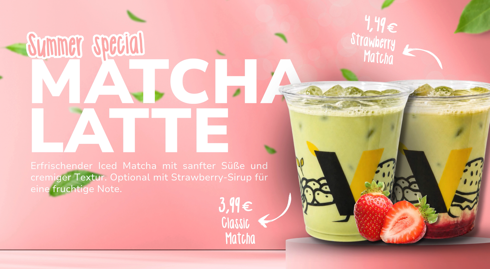 Matcha Latte – Summer Special